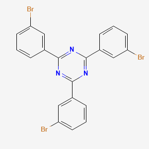 Chemical structure of 2,4,6-Tris(3-bromophenyl)triazine