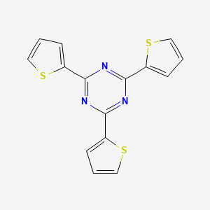 Chemical structure of 2,4,6-Tri-thiophen-2-yl-[1,3,5]triazine