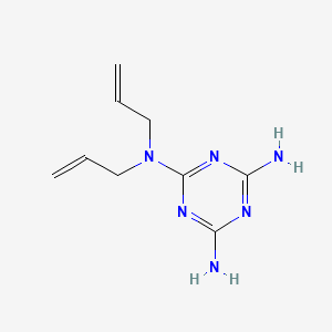 Chemical structure of 2,4-Diamino-6-diallylamino-1,3,5-triazine