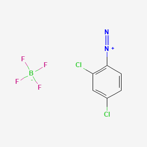 Chemical structure of 2,4-Dichlorobenzenediazonium tetrafluoroborate