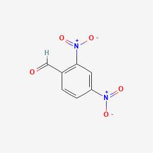 Chemical structure of 2,4-Dinitrobenzaldehyde