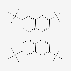 Chemical structure of 2,5,8,11-Tetra-tert-butylperylene