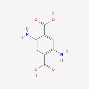 Chemical structure of 2,5-Diaminoterephthalic acid