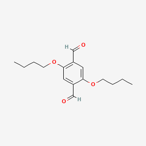 Chemical structure of 2,5-Dibutoxyterephthalaldehyde