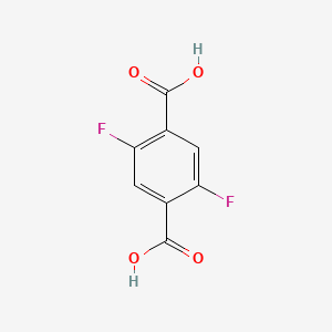 Chemical structure of 2,5-Difluoroterephthalic acid