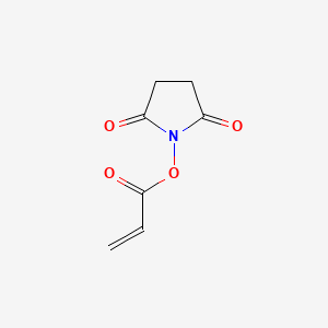 Chemical structure of N-succinimidyl acrylate