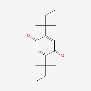 Chemical structure of 2,5-Di-tert-pentylcyclohexa-2,5-diene-1,4-dione