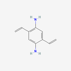 Chemical structure of 2,5-Divinylbenzene-1,4-diamine
