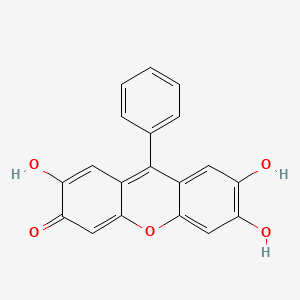 Chemical structure of Phenylfluorone