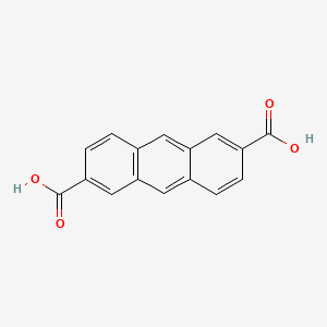 Chemical structure of 2,6-Anthracene dicarboxylic acid