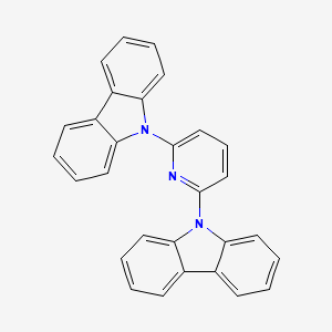 Chemical structure of 2,6-Bis(carbazol-9-yl)pyridine