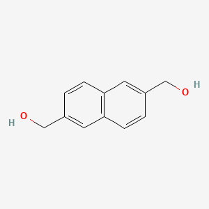 Chemical structure of 2,6-Bis(hydroxymethyl)naphthalene