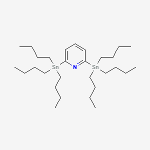 Chemical structure of 2,6-Bis(tributylstannyl)pyridine