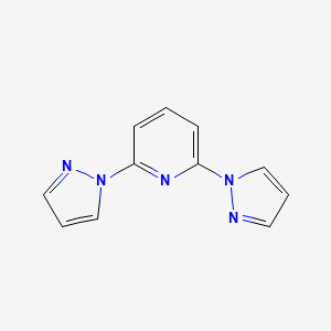 Chemical structure of 2,6-Di(1-pyrazolyl)pyridine