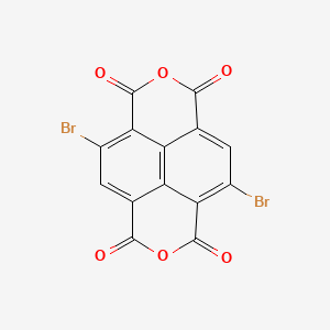 Chemical structure of 2,6-Dibromonaphthalene-1,4,5,8-tetracarboxylic dianhydride