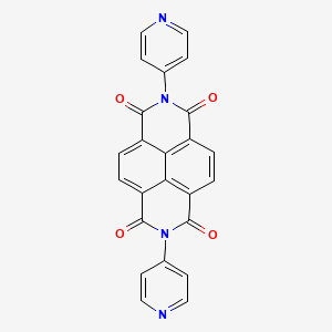 Chemical structure of 2,7-Di-4-pyridinylbenzo[lmn][3,8]phenanthroline-1,3,6,8(2H,7H)-tetrone