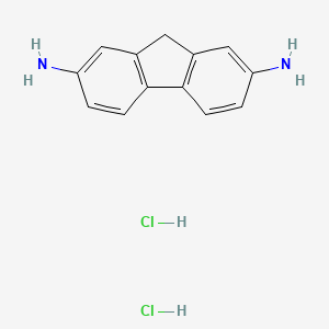 Chemical structure of 2,7-Diaminofluorene dihydrochloride