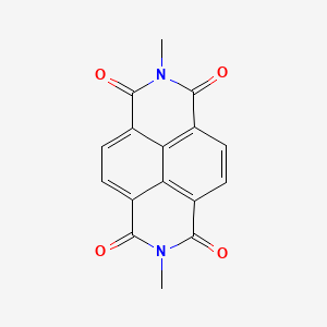 Chemical structure of 2,7-Dimethylbenzo[lmn][3,8]phenanthroline-1,3,6,8(2H,7H)-tetrone