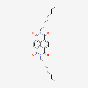 Chemical structure of 2,7-Dioctylbenzo[lmn][3,8]phenanthroline-1,3,6,8(2H,7H)-tetraone