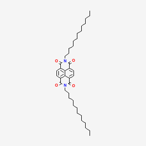 Chemical structure of 2,7-Ditridecylbenzo[lmn][3,8]phenanthroline-1,3,6,8(2H,7H)-tetraone