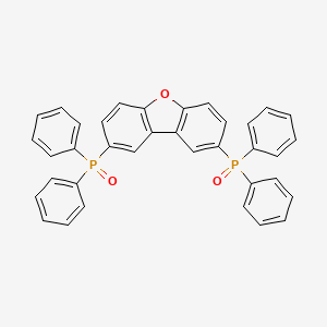 Chemical structure of 2,8-Bis(diphenylphosphoryl)dibenzo[b,d]furan