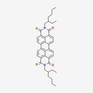 Chemical structure of 2,9-Bis(2-ethylhexyl)anthra[2,1,9-def:6,5,10-d'e'f']diisoquinoline-1,3,8,10(2H,9H)-tetraone