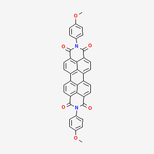 Chemical structure of Pigment Red 190