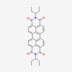 Chemical structure of 2,9-Di(pentan-3-yl)anthra[2,1,9-def:6,5,10-d'e'f']diisoquinoline-1,3,8,10(2H,9H)-tetraone