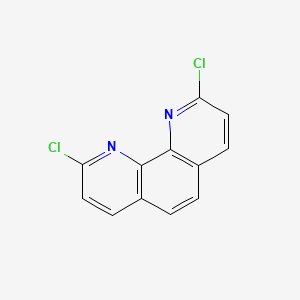 Chemical structure of 2,9-Dichloro-1,10-phenanthroline