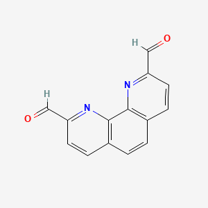 Chemical structure of 2,9-Diformyl-1,10-phenanthroline