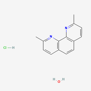 Chemical structure of 2,9-Dimethyl-1,10-phenanthroline hydrochloride hydrate