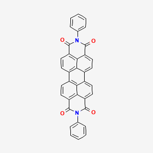 Chemical structure of 2,9-Diphenylanthra[2,1,9-def:6,5,10-d'e'f']diisoquinoline-1,3,8,10(2H,9H)-tetrone