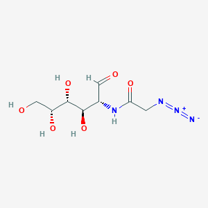 Chemical structure of 2-[(Azidoacety)amino]-2-deoxy-D-galactose