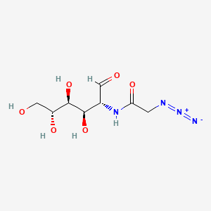 Chemical structure of 2-[(Azidoacetyl)amino]-2-deoxy-D-glucose