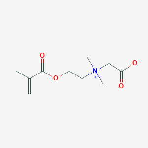 Chemical structure of 2-[[2-(Methacryloyloxy)ethyl]dimethylammonio]acetate