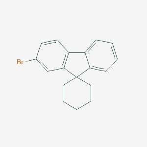 Chemical structure of 2′-Bromospiro[cyclohexane-1,9′-fluorene]