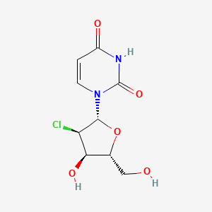 Chemical structure of 2′-Chloro-2′-deoxyuridine