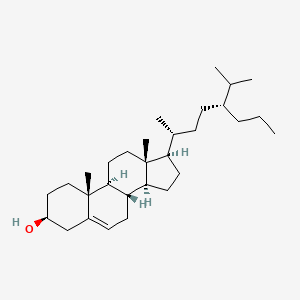 Chemical structure of 24-N-Propylcholesterol