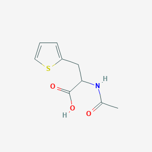 Chemical structure of 2-Acetamido-3-(thiophen-2-yl)propanoic acid