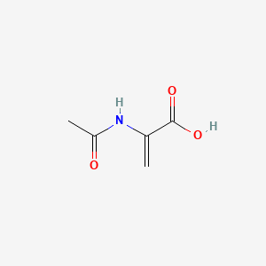 Chemical structure of 2-Acetamidoacrylic acid