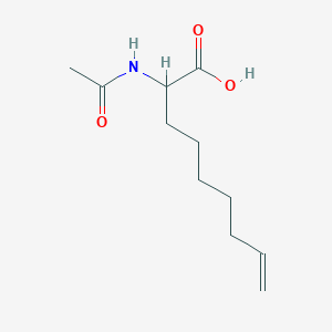 Chemical structure of 2-Acetamidonon-8-enoic acid