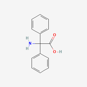 Chemical structure of 2,2-Diphenylglycine