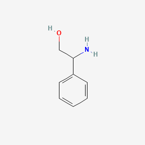 Chemical structure of 2-Amino-2-phenylethanol