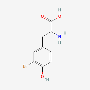 Chemical structure of 3-Bromotyrosine