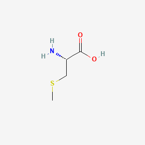 Chemical structure of (-)-S-Methyl-L-cysteine
