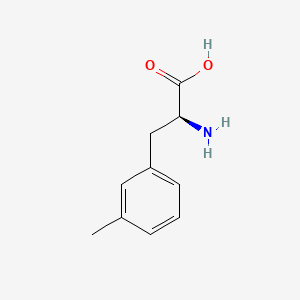 Chemical structure of 2-Amino-3-(m-tolyl)propanoic acid