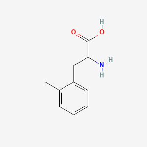 Chemical structure of 2-Amino-3-o-tolyl-propionic acid