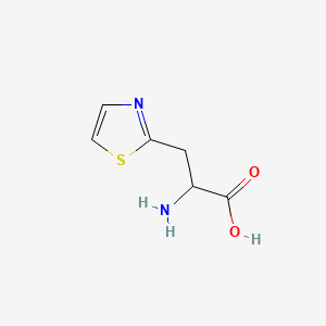 Chemical structure of beta-(2-Thiazolyl)-DL-alanine