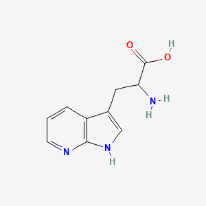 Chemical structure of 7-Azatryptophan