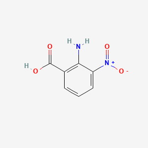 Chemical structure of 2-Amino-3-nitrobenzoic acid